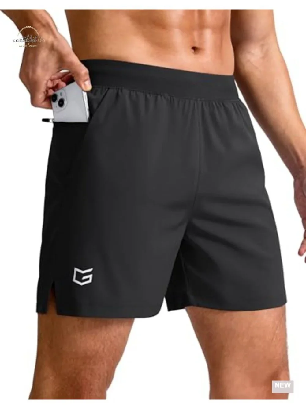 Men's Athletic Running Shorts Quick Dry Zip Pocket 5